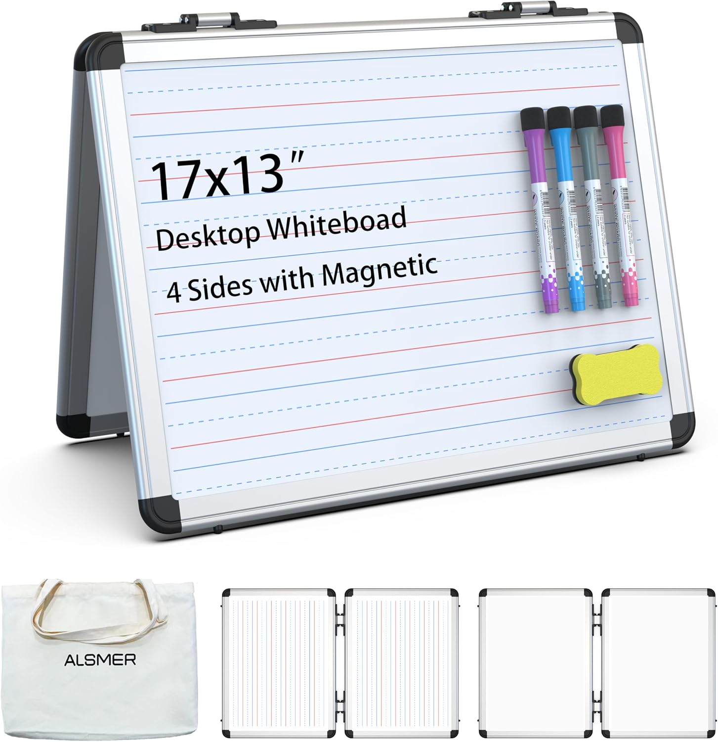 Aluminum Four-sided Whiteboard