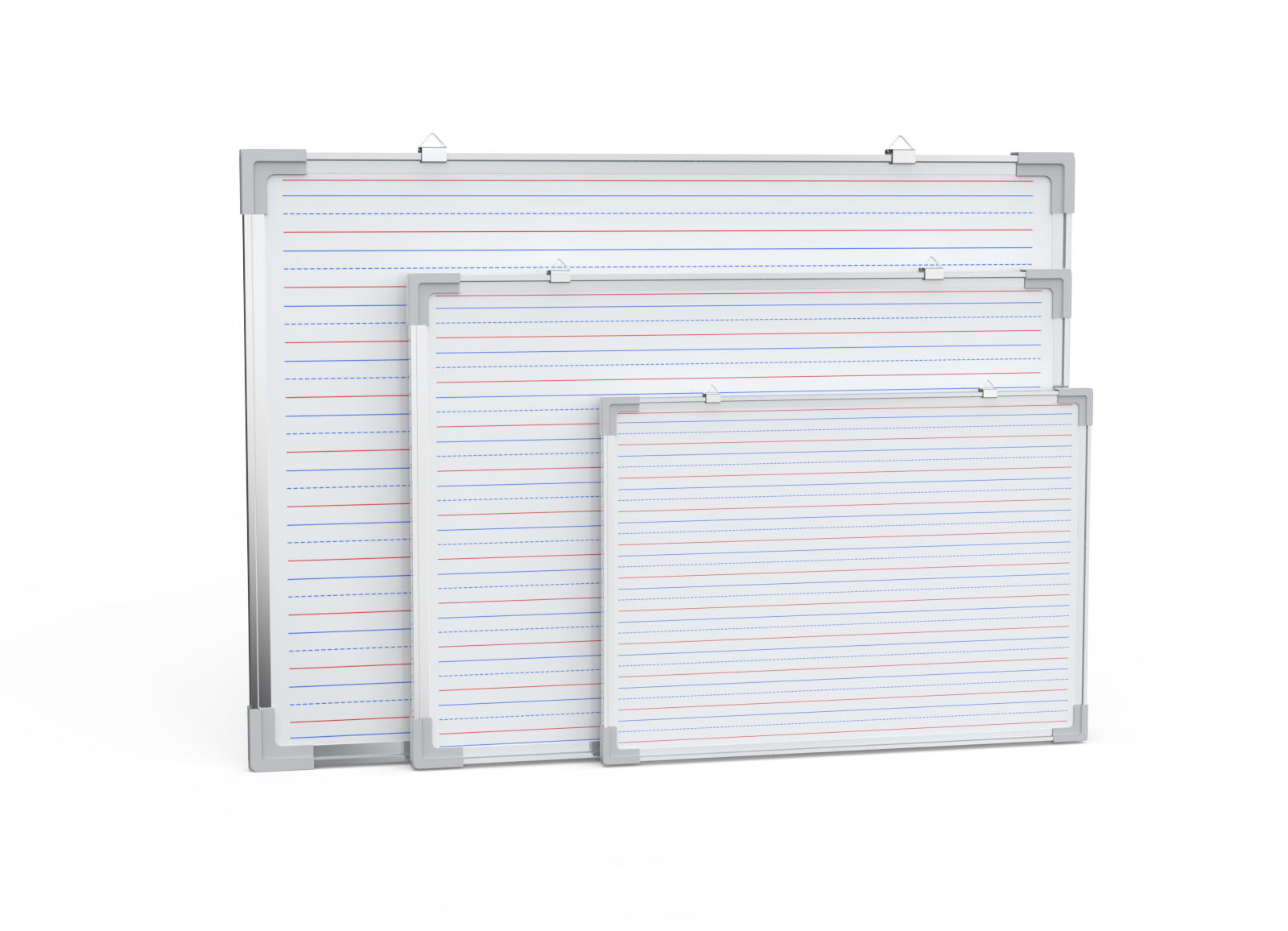 Lined & Plain Magnetic Wall Whiteboard
