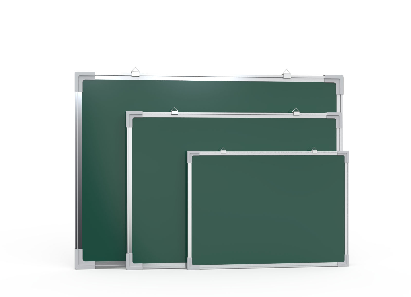 Wall Whiteboard & Green Chalkboard